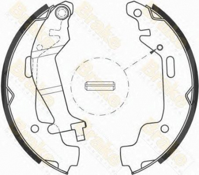 BRAKE ENGINEERING sh2599 -  Комплект тормозных колодок